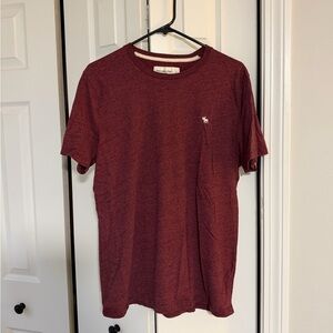 Abercrombie & Fitch Maroon Short Sleeve Tee